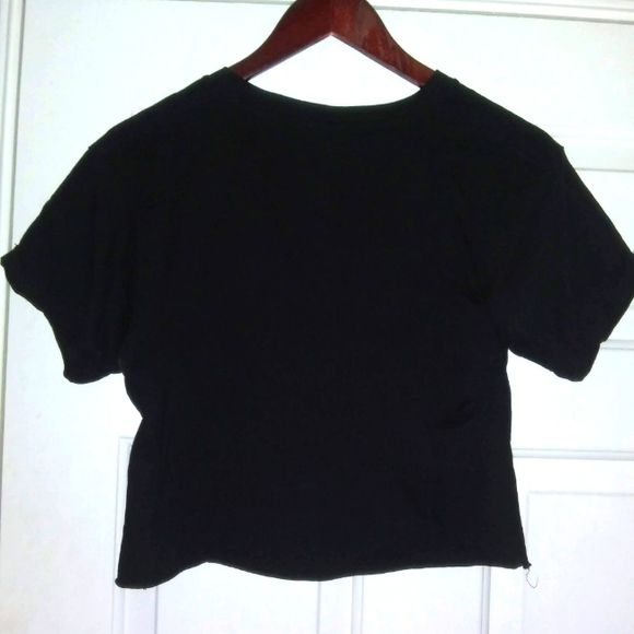 Gothic California Skateboarding Skeleton Crop Top-Size Small - Picture 2 of 5